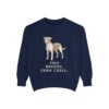 Jackabee Humor Sweatshirt, True Navy, front view