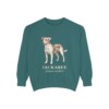 Jackabee Latin Sweatshirt, Blue Spruce, front view