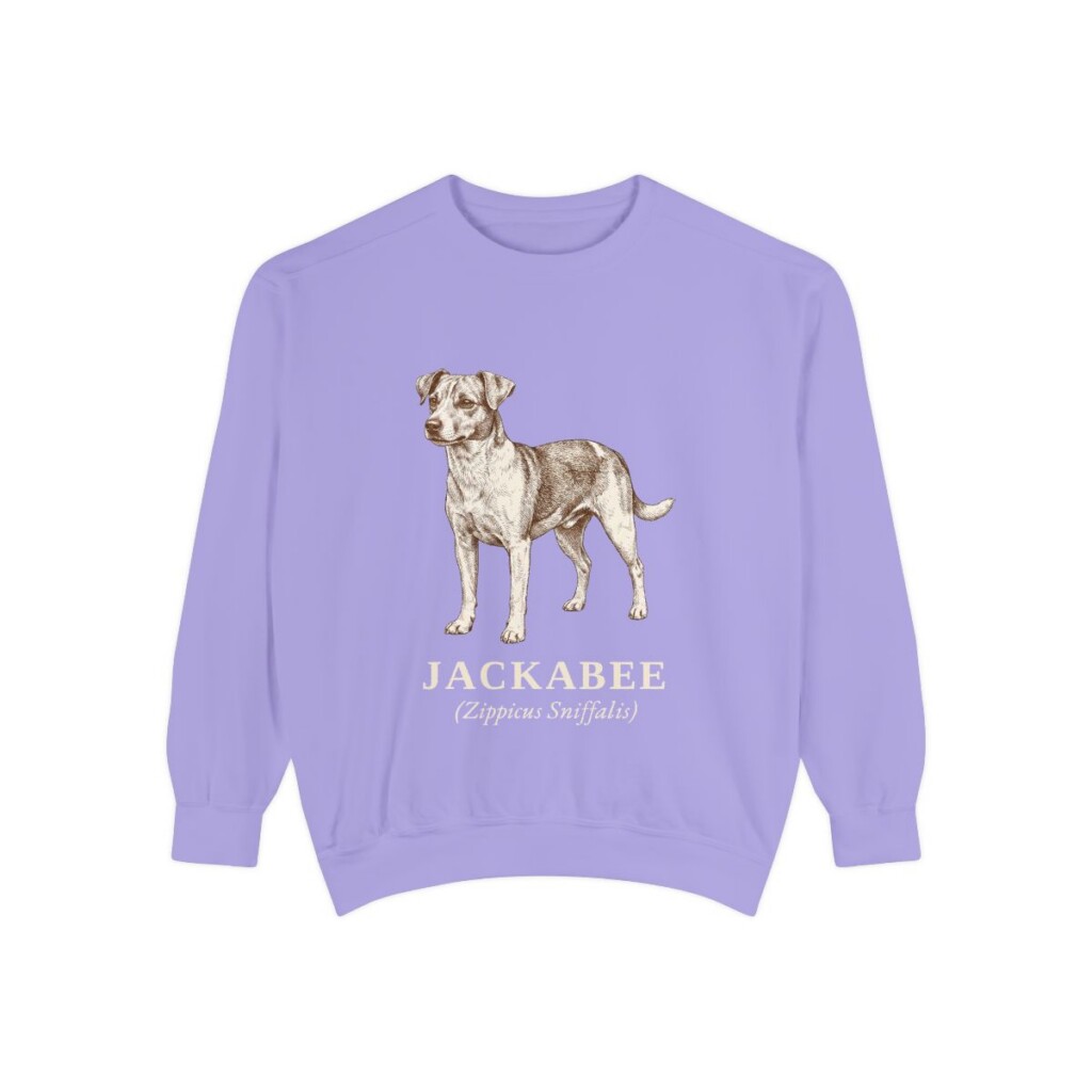 Jackabee Latin Sweatshirt, Violet, front view