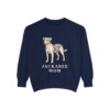 Jackabee Mom Sweatshirt, True Navy, front view