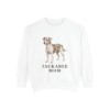 Jackabee Mom Sweatshirt, White, front view