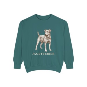 jagdterrier-sweatshirt-blue-spruce Jagdterrier Sweatshirt, Blue Spruce, front view