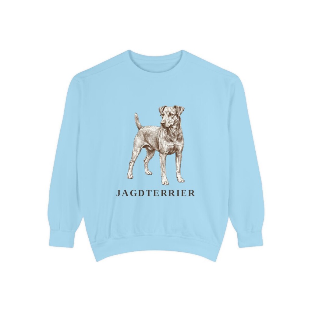 Jagdterrier Sweatshirt, Chambray, front view