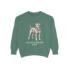 Jagdterrier Dad Sweatshirt, Light Green, front view