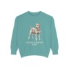 Jagdterrier Dad Sweatshirt, Seafoam, front view