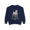 Jagdterrier Dad Sweatshirt, True Navy, front view