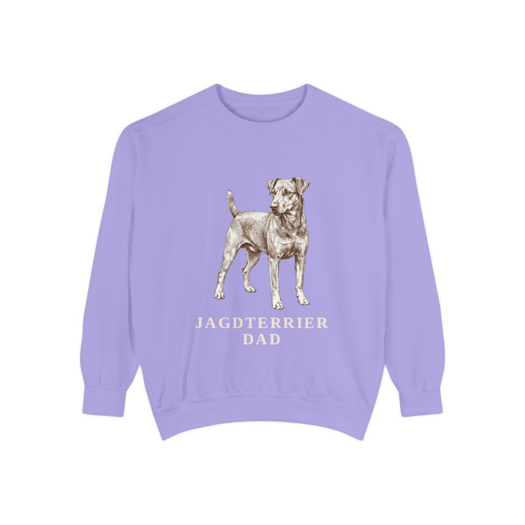 Jagdterrier Dad Sweatshirt, Violet, front view