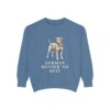Jagdterrier Humor Sweatshirt, Blue Jean, front view
