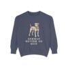 Jagdterrier Humor Sweatshirt, Denim, front view