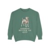 Jagdterrier Humor Sweatshirt, Light Green, front view
