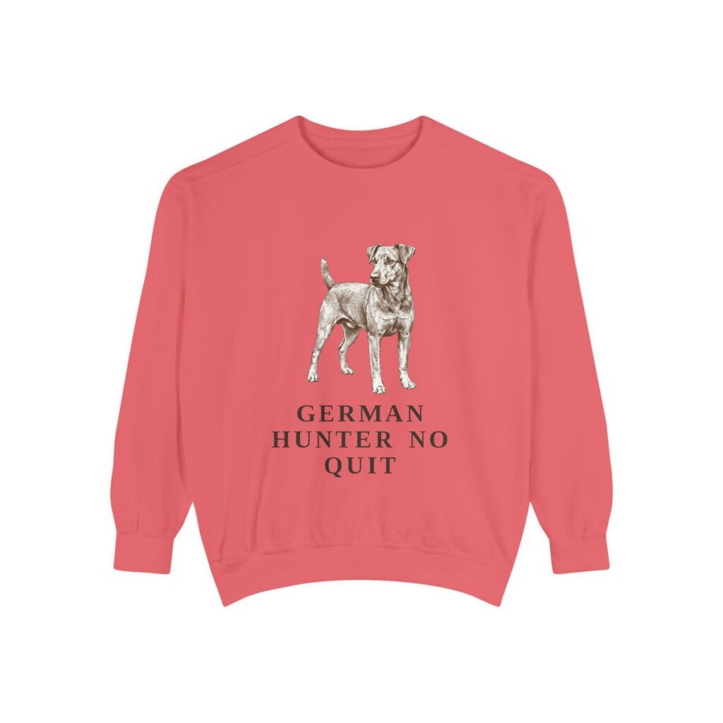 Jagdterrier Humor Sweatshirt, Watermelon, front view