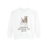 Jagdterrier Humor Sweatshirt, White, front view