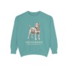 jagdterrier-sweatshirt-latin-seafoam Jagdterrier Latin Sweatshirt, Seafoam, front view