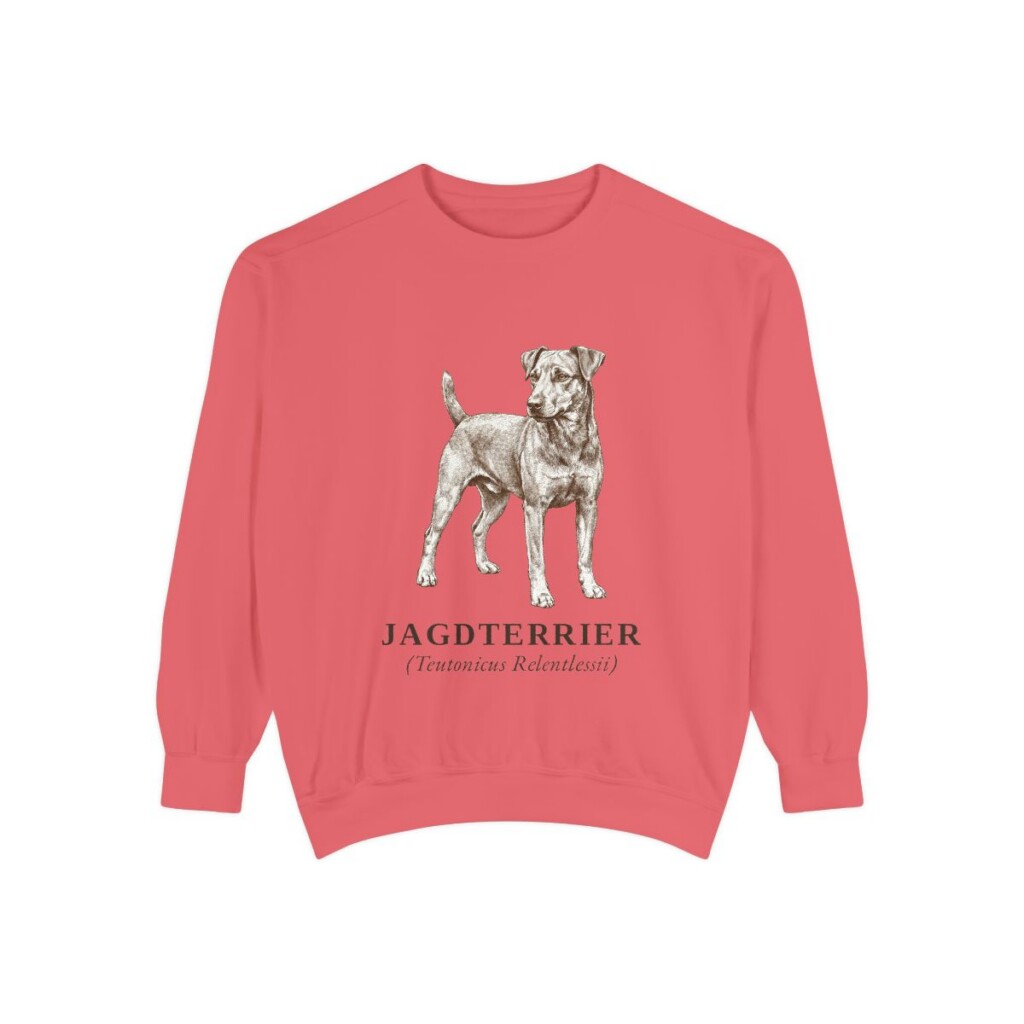 jagdterrier-sweatshirt-latin-watermelon Jagdterrier Latin Sweatshirt, Watermelon, front view