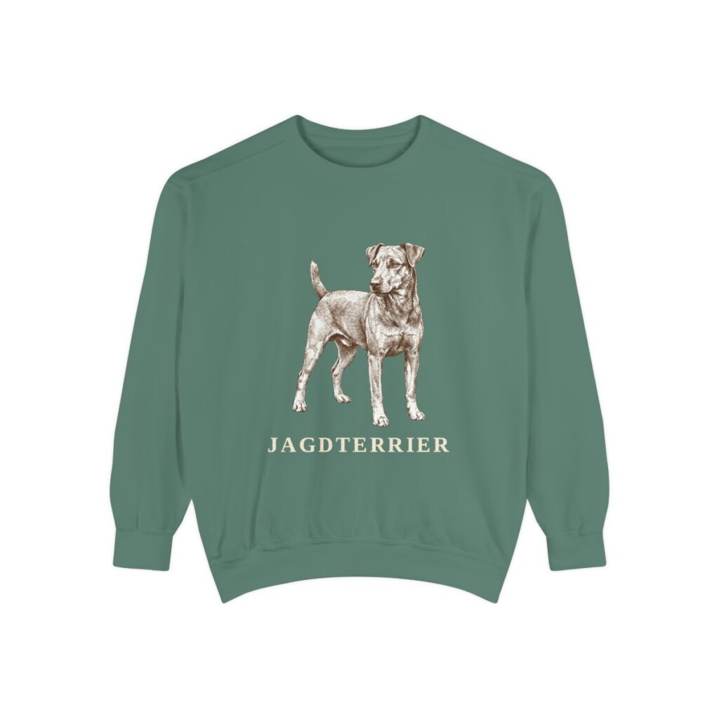 Jagdterrier Sweatshirt, Light Green, front view