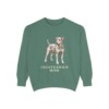 Jagdterrier Mom Sweatshirt, Light Green, front view