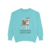 Japanese Akitainu Sweatshirt, Chalky Mint, front view