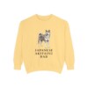 japanese-akitainu-sweatshirt-dad-butter Japanese Akitainu Dad Sweatshirt, Butter, front view