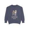 japanese-akitainu-sweatshirt-dad-denim Japanese Akitainu Dad Sweatshirt, Denim, front view