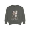 Japanese Akitainu Humor Sweatshirt, Pepper, front view