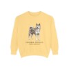 Japanese Akitainu Latin Sweatshirt, Butter, front view