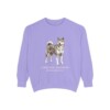 Japanese Akitainu Latin Sweatshirt, Violet, front view