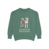 Japanese Akitainu Sweatshirt, Light Green, front view