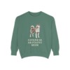 Japanese Akitainu Mom Sweatshirt, Light Green, front view