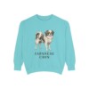 Japanese Chin Sweatshirt, Chalky Mint, front view