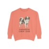 japanese-chin-sweatshirt-dad-terracotta Japanese Chin Dad Sweatshirt, Terracotta, front view