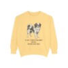 japanese-chin-sweatshirt-humor-butter Japanese Chin Humor Sweatshirt, Butter, front view