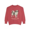 Japanese Chin Latin Sweatshirt, Crimson, front view