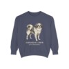 Japanese Chin Latin Sweatshirt, Denim, front view
