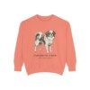 Japanese Chin Latin Sweatshirt, Terracotta, front view