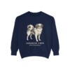Japanese Chin Latin Sweatshirt, True Navy, front view