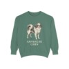 Japanese Chin Sweatshirt, Light Green, front view