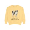 Japanese Chin Mom Sweatshirt, Butter, front view