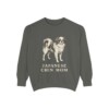 Japanese Chin Mom Sweatshirt, Pepper, front view