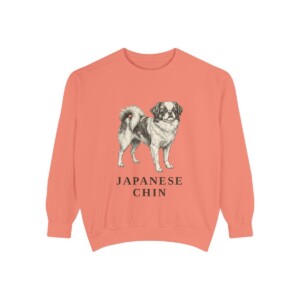 Japanese Chin Sweatshirt, Terracotta, front view