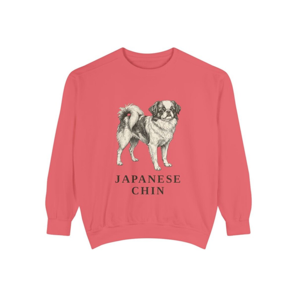 Japanese Chin Sweatshirt, Watermelon, front view
