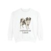 Japanese Chin Sweatshirt, White, front view