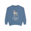 japanese-terrier-sweatshirt-dad-blue-jean Japanese Terrier Dad Sweatshirt, Blue Jean, front view