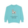 Japanese Terrier Humor Sweatshirt, Chalky Mint, front view