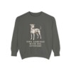 Japanese Terrier Humor Sweatshirt, Pepper, front view