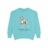 Japanese Terrier Latin Sweatshirt, Chalky Mint, front view
