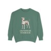 Japanese Terrier Sweatshirt, Light Green, front view