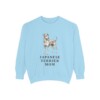 Japanese Terrier Mom Sweatshirt, Chambray, front view