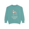 Japanese Terrier Mom Sweatshirt, Seafoam, front view