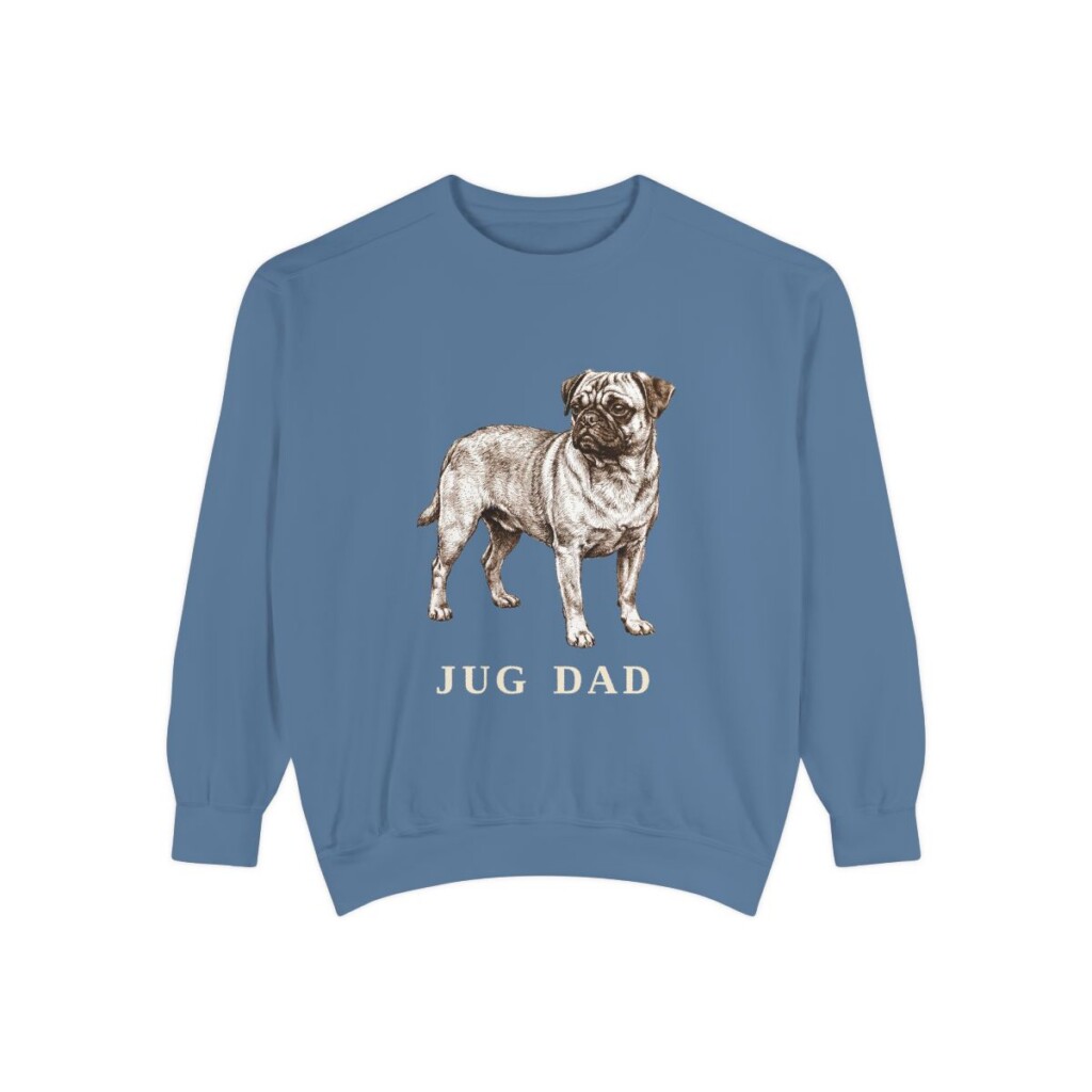 Jug Dad Sweatshirt, Blue Jean, front view