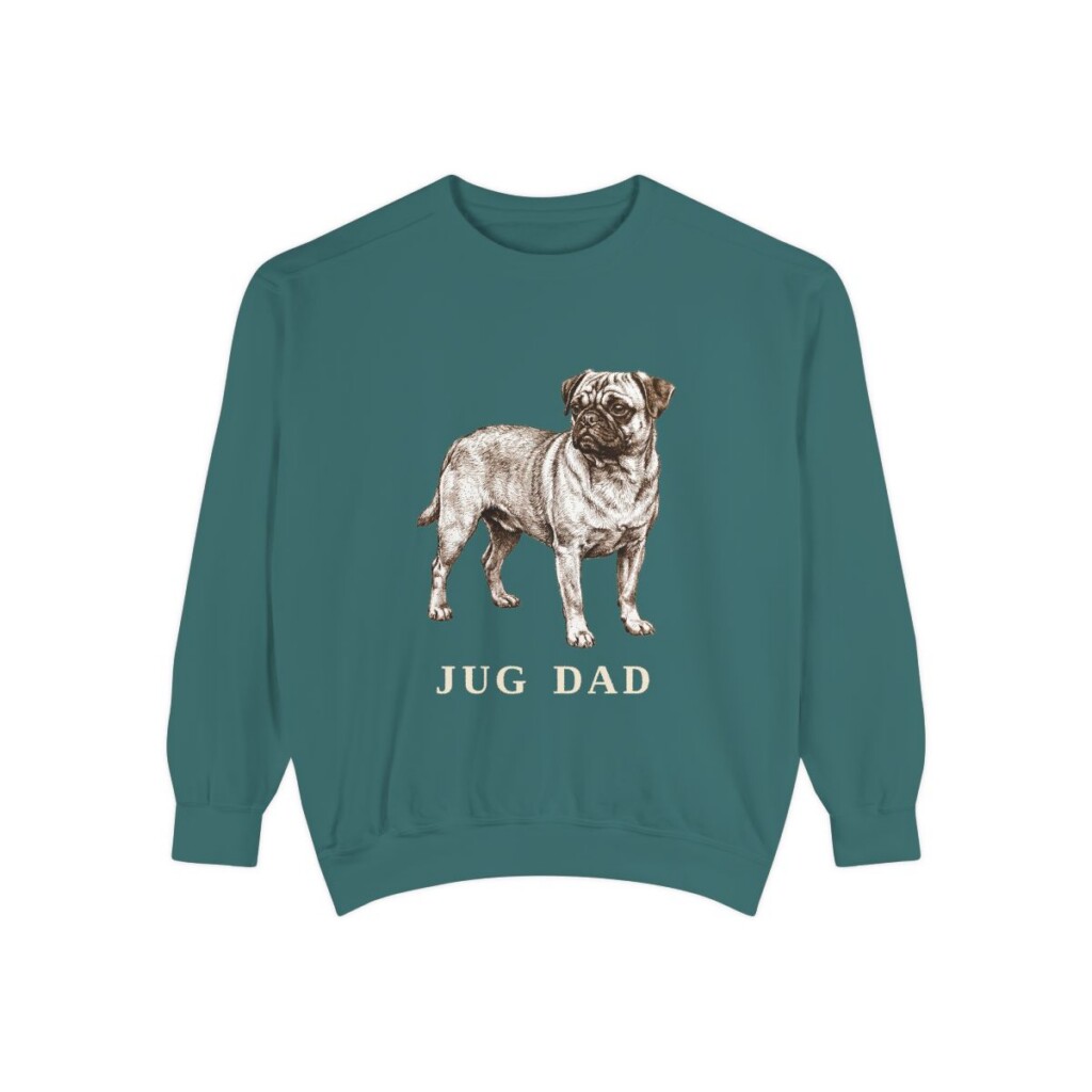 Jug Dad Sweatshirt, Blue Spruce, front view